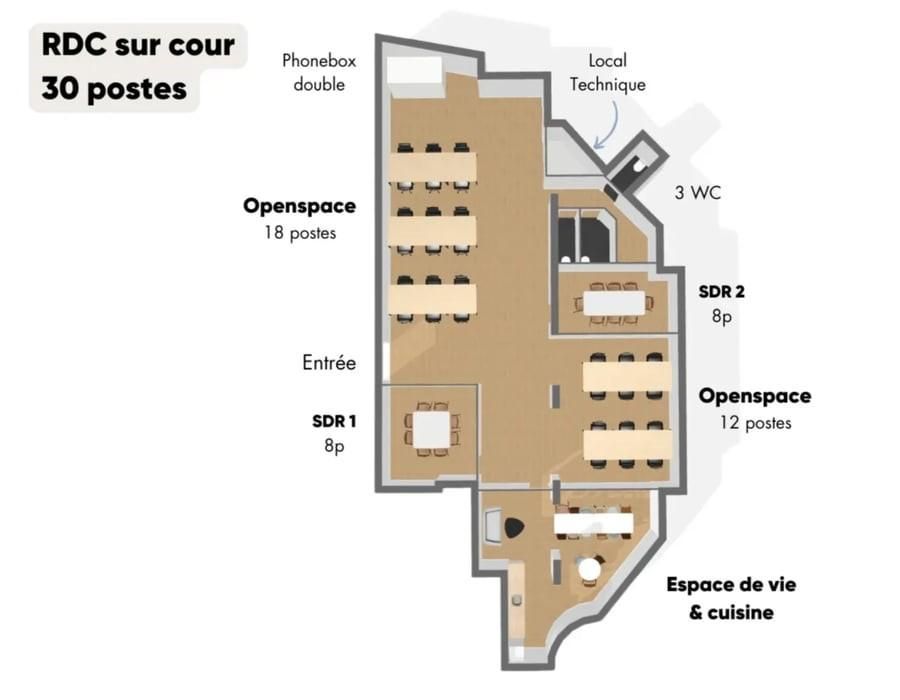 Bureaux à louer paris 2