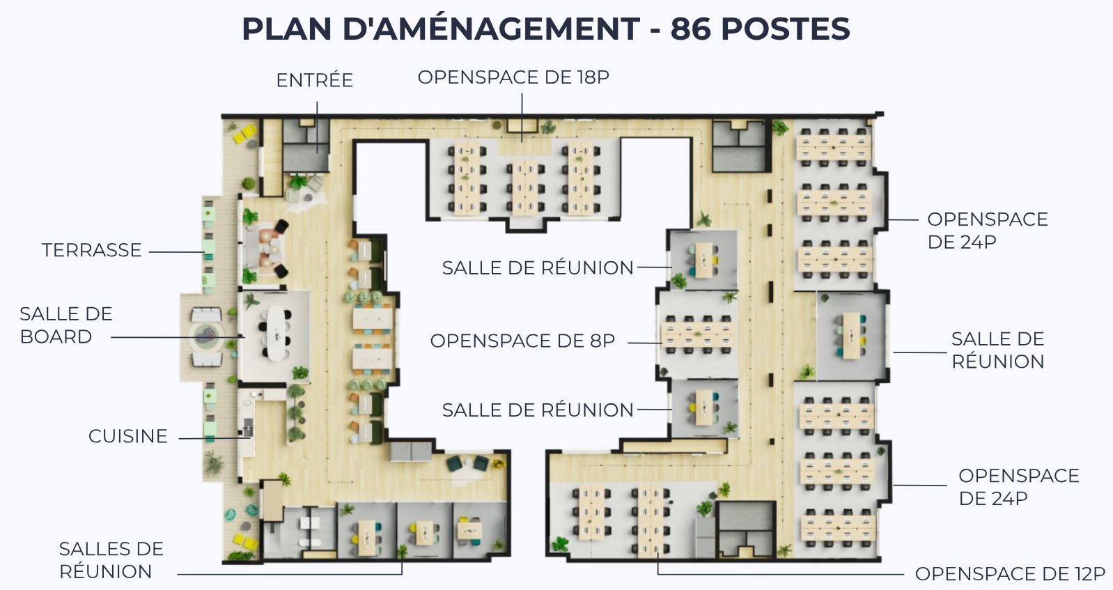 Bureaux à louer paris 14