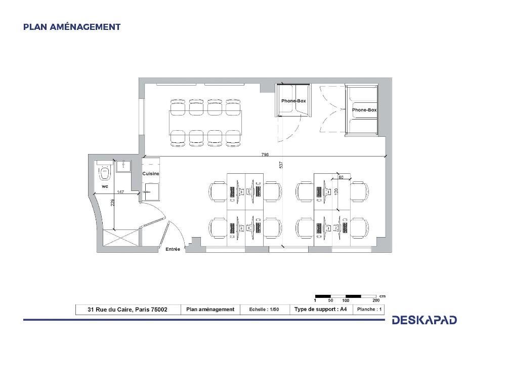Bureaux à louer paris 2
