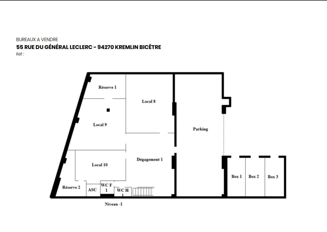 Bureaux à vendre le kremlin bicetre 9
