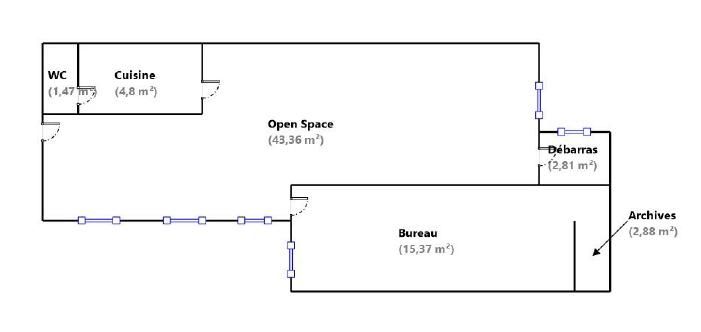 Bureaux à louer paris 2