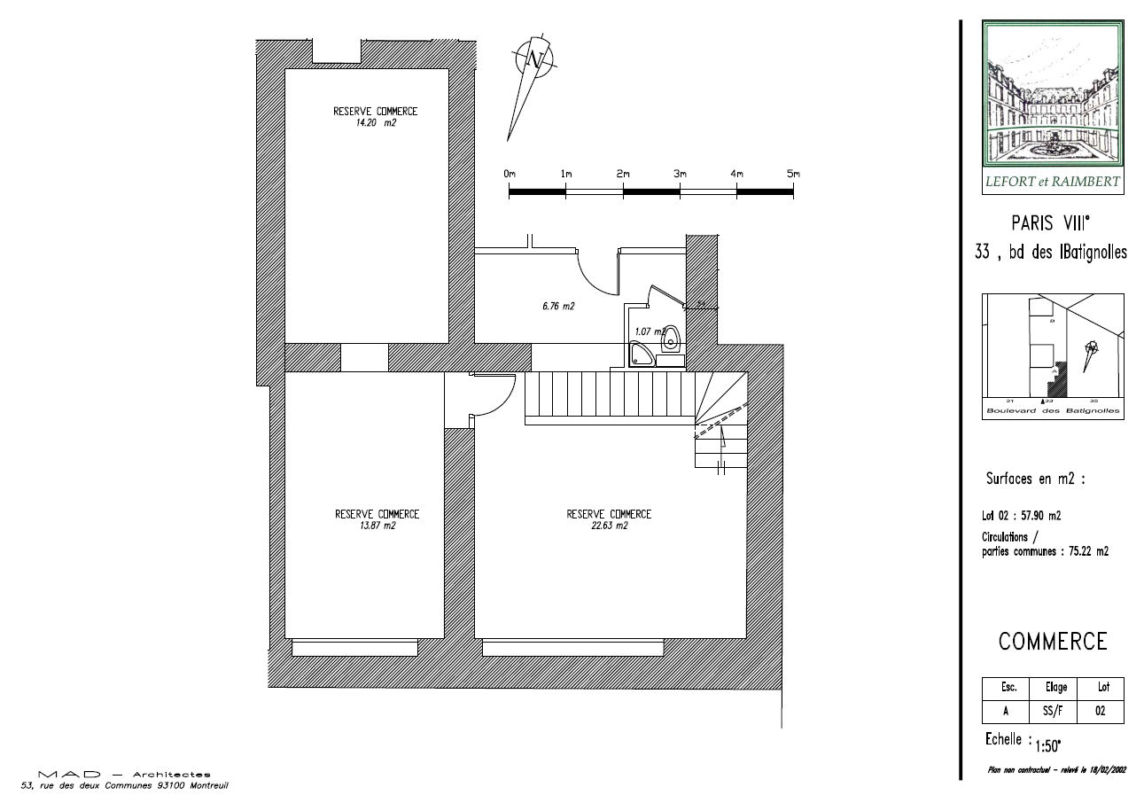 boutique à louer paris 2