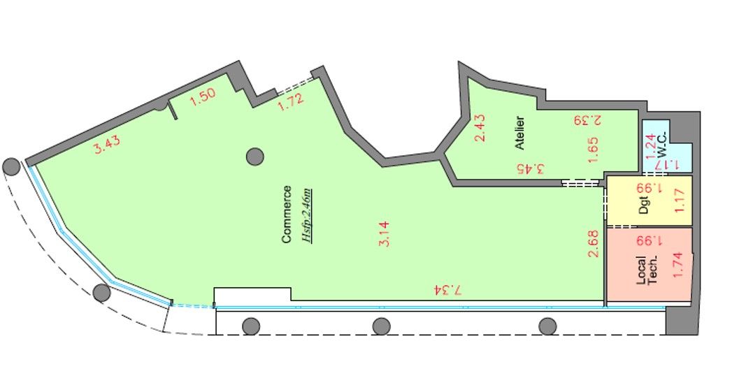 boutique à louer issy les moulineaux 17