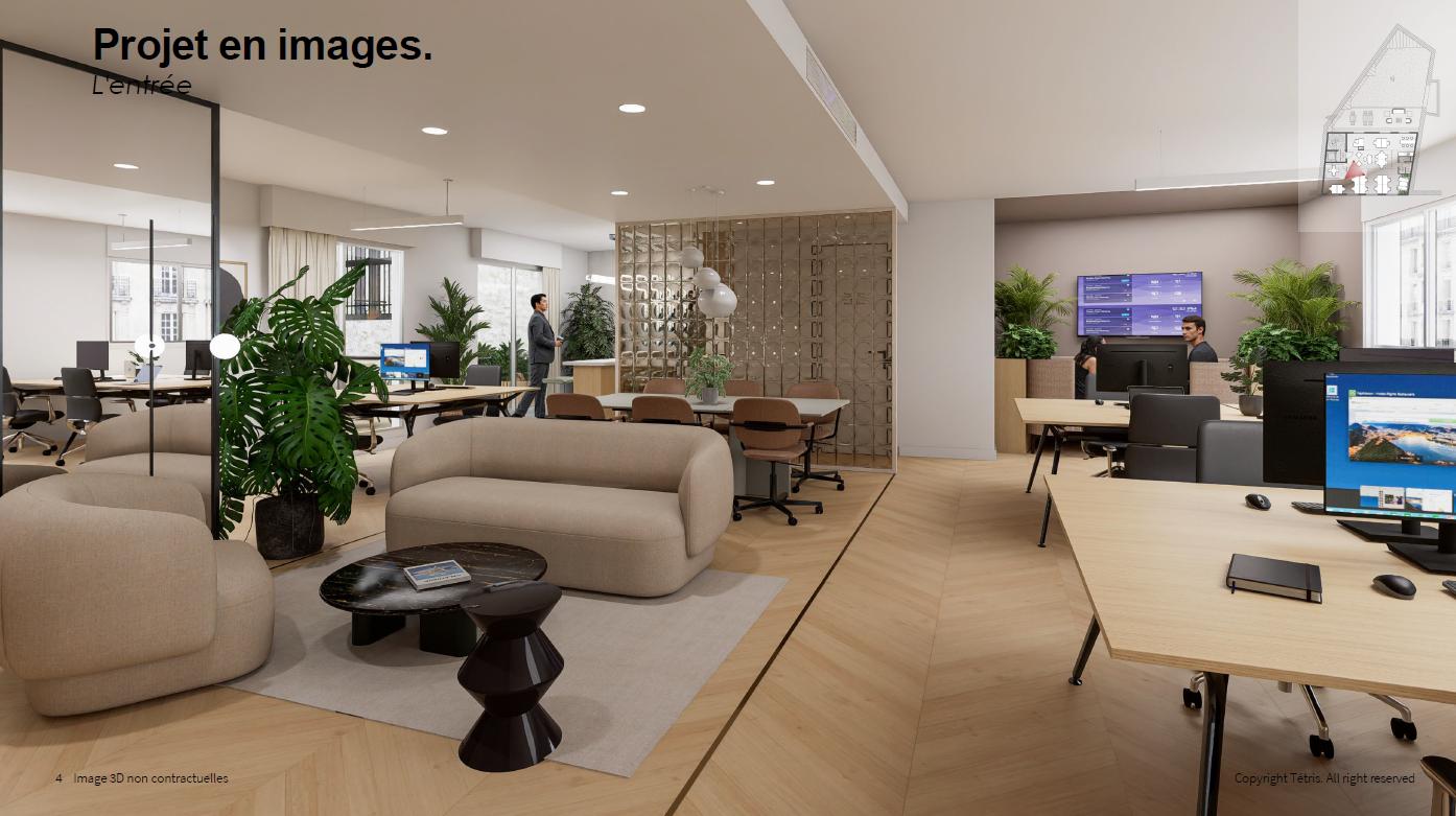 Bureaux à louer paris 3