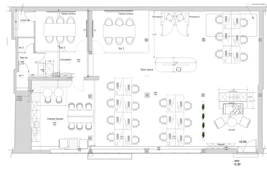 Bureaux à louer paris 2