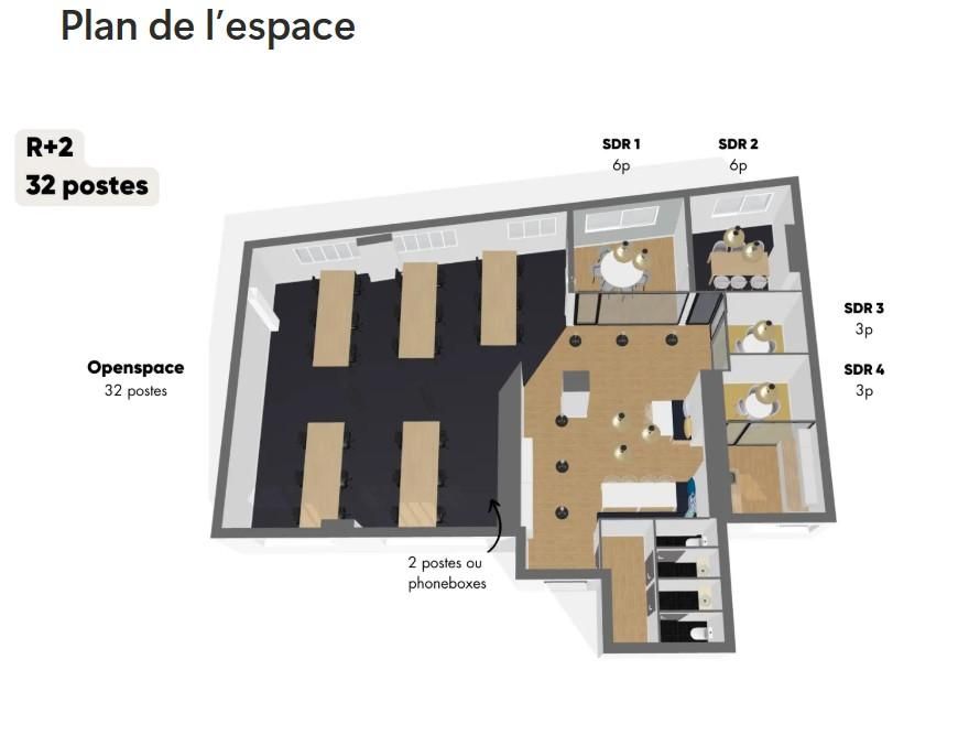 Bureaux à louer paris 2